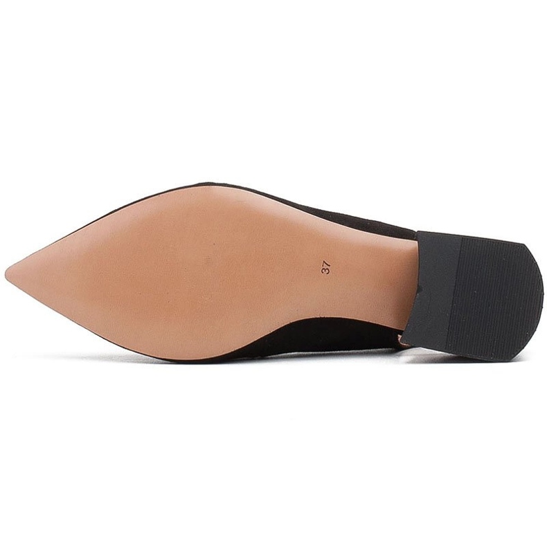 Marco Shoes Sandale din piele neagră cu jeturi decorative negru 1