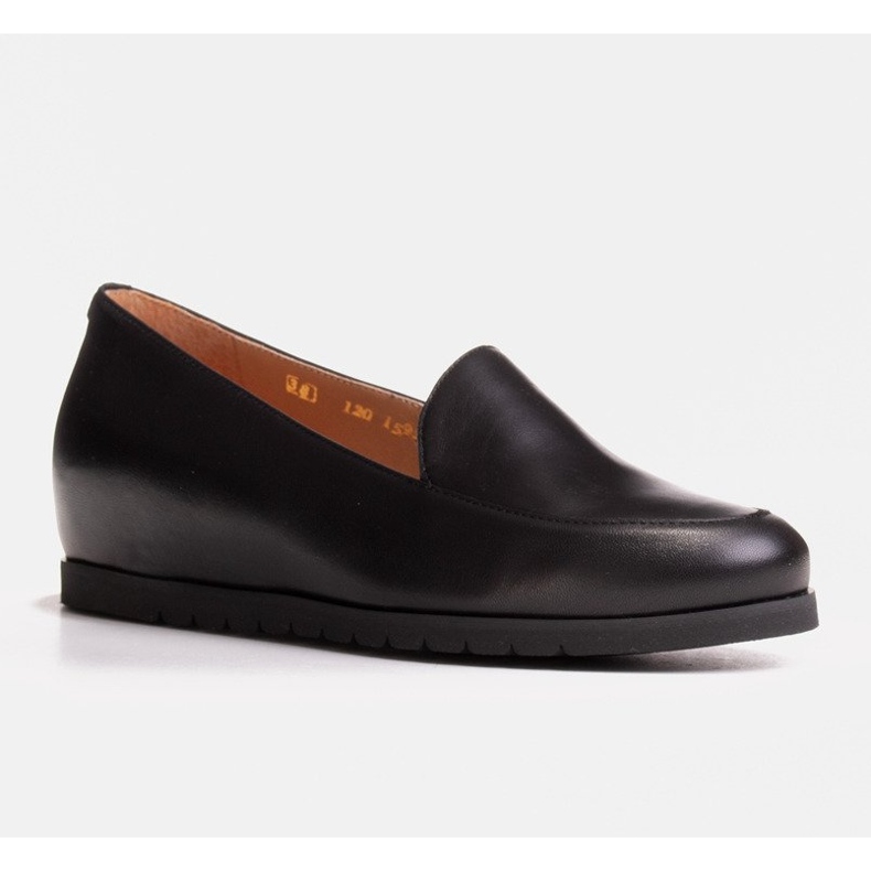 Marco Shoes Încălțăminte joasă 1595P confortabilă pe pană negru 1 Marco Shoes Încălțăminte joasă 1595P confortabilă pe pană negru 1