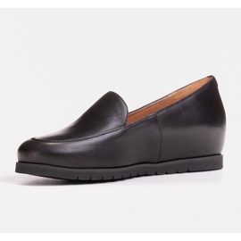 Marco Shoes Încălțăminte joasă 1595P confortabilă pe pană negru 2 Marco Shoes Încălțăminte joasă 1595P confortabilă pe pană negru 2