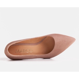 Marco Shoes Pompe din piele de capră bej 2
