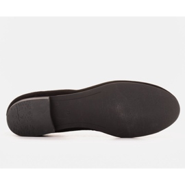 Marco Shoes Balerini din piele de antilopă neagră negru 1