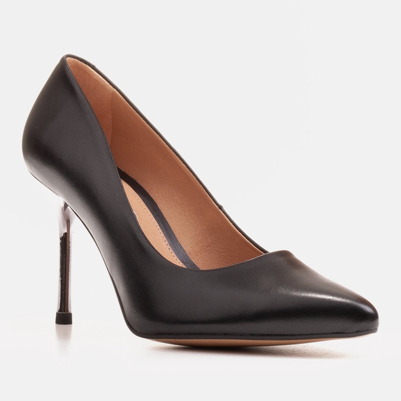 Marco Shoes Stilete negre cu toc metalic negru 1