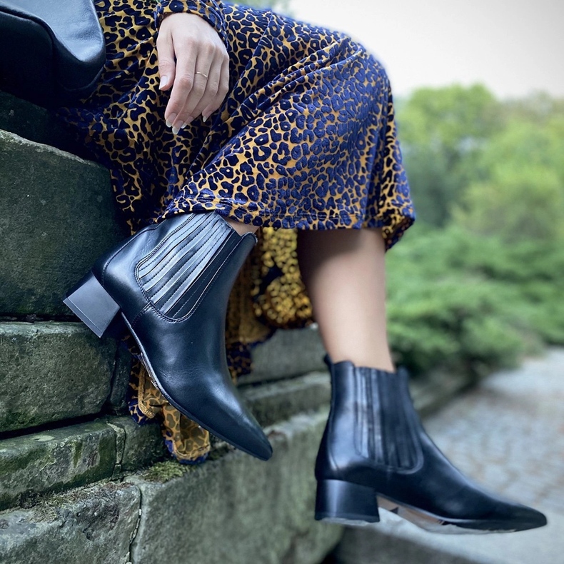 Marco Shoes Cizme calde, elegante, cu cauciuc elastic în partea superioară negru 2