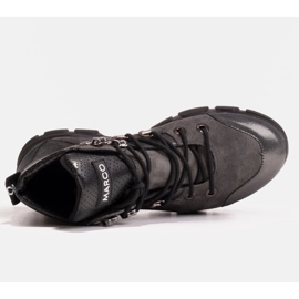 Marco Shoes Ghete sport pentru femei, cu o ușoară izolație toamnă-iarnă gri 1