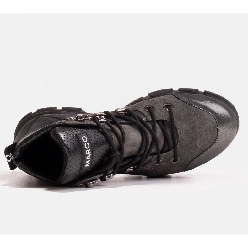 Marco Shoes Ghete sport pentru femei, cu o ușoară izolație toamnă-iarnă gri 1