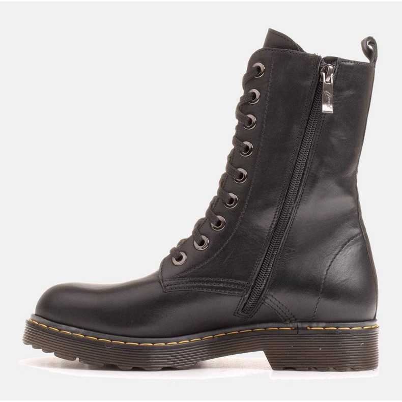 Marco Shoes Cizme înalte, cizme legate pe o talpă translucidă negru 2