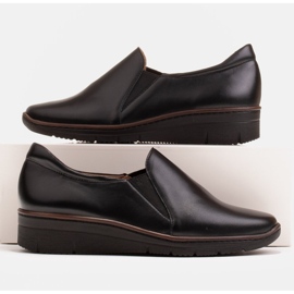 Radoskór Încălțăminte confortabilă pentru un picior mai lat pe o talpă ușoară negru 1