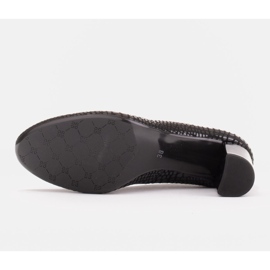 Pompe netede și confortabile Marco Shoes, negre negru 7