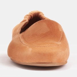 Marco Shoes Balerini pentru femei cu bandă elastică în partea superioară portocale 2