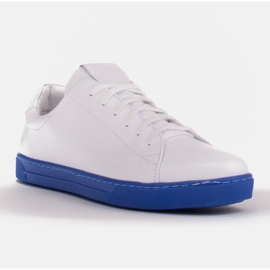 Marco Shoes Adidași sport din piele albă 7