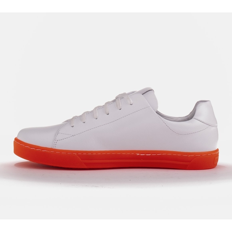 Marco Shoes Adidași sport din piele albă 1