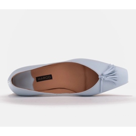 Marco Shoes Balerini de damă cu laturi joase albastru 1