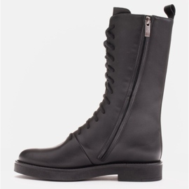 Marco Shoes Ghete cu dantelă Lucia negru 1