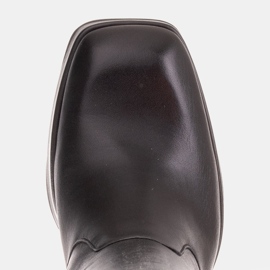 Marco Shoes Botine cu platformă cu cauciuc în partea superioară negru 7