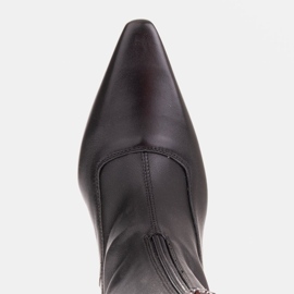 Marco Shoes Tocuri înalte pentru femei, cu partea superioară flexibilă negru 7