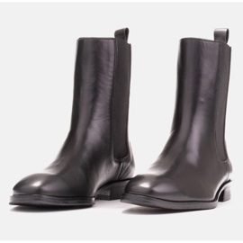 Marco Shoes Cizme Sofi Chelsea cu cauciuc în partea superioară negru 2