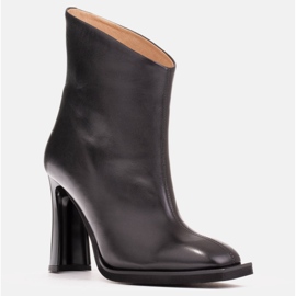 Marco Shoes Cizme elegante cu cusături negru 1