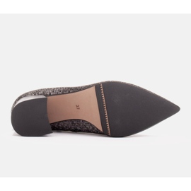 Marco Shoes Botine subțiri din piele argintie cu cauciuc în partea superioară gri 7