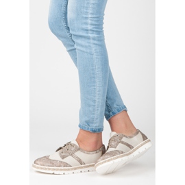 Pantofi cu șireturi KYLIE maro 2