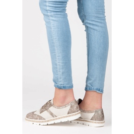 Pantofi cu șireturi KYLIE maro 1