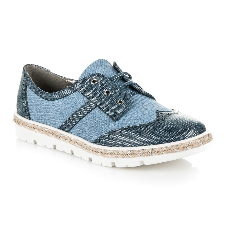 Pantofi cu șireturi KYLIE albastru 1