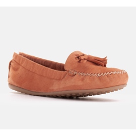 Marco Shoes Mocasini flexibili cu banda elastica portocale 1