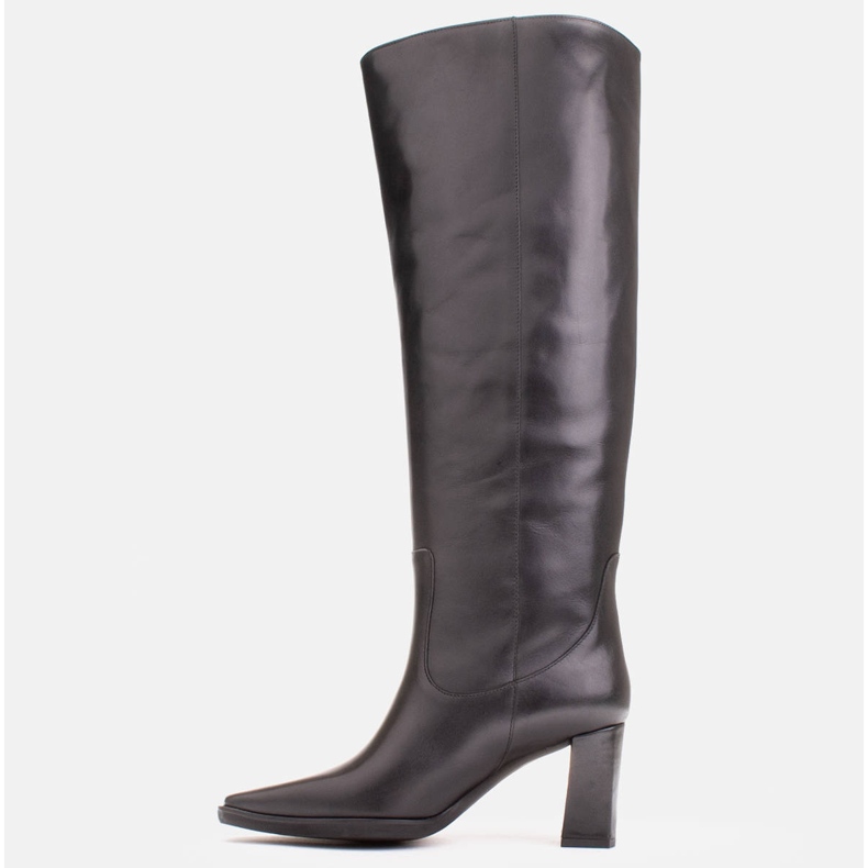 Marco Shoes Cizme înalte pentru un vițel mai lat negru 1