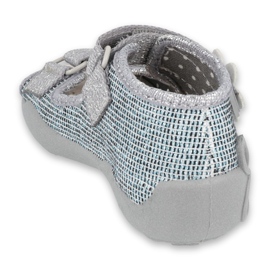 Pantofi pentru copii Befado galbeni 342P023 albastru argint gri 2