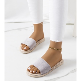 Papuci de damă Staton gri 1 Papuci de damă Staton gri 1