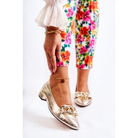 PA2 Pompe din piele lăcuită cu șarpe Golden Elissabeth de aur 1