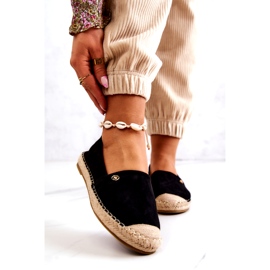 PE1 Espadrile din piele intoarsa pentru dama Negru Joaquin 1