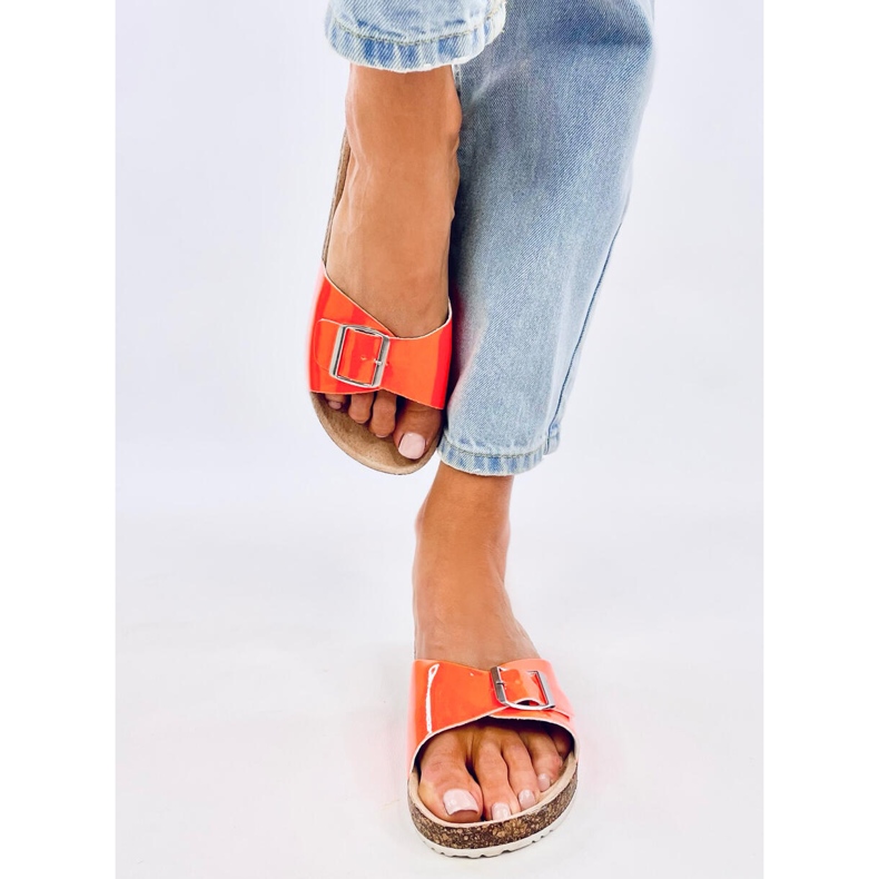 Papuci dama Nico Orange portocale 1