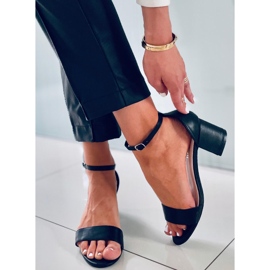 Sandale de damă cu toc înalt Rachel Black negru 2