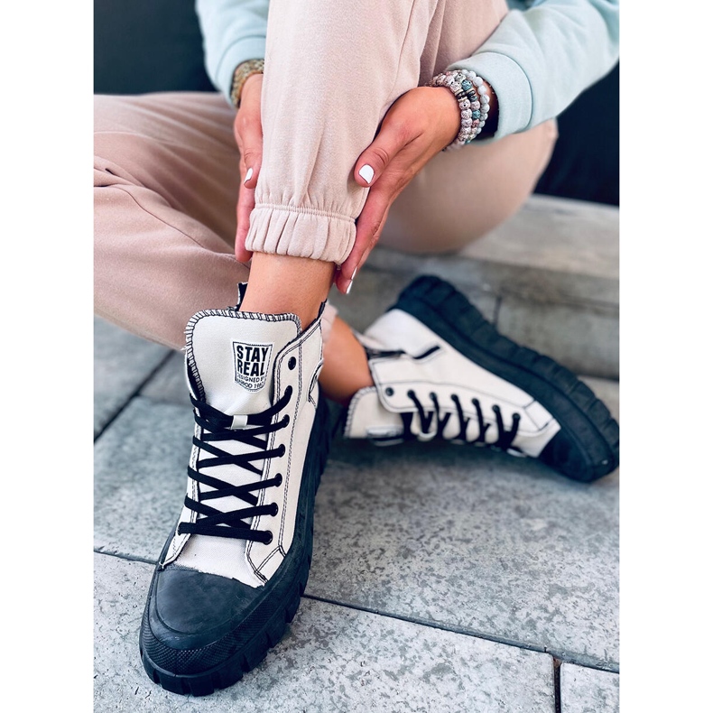 Adidasi Kaya BEI / NEGRI bej negru 2