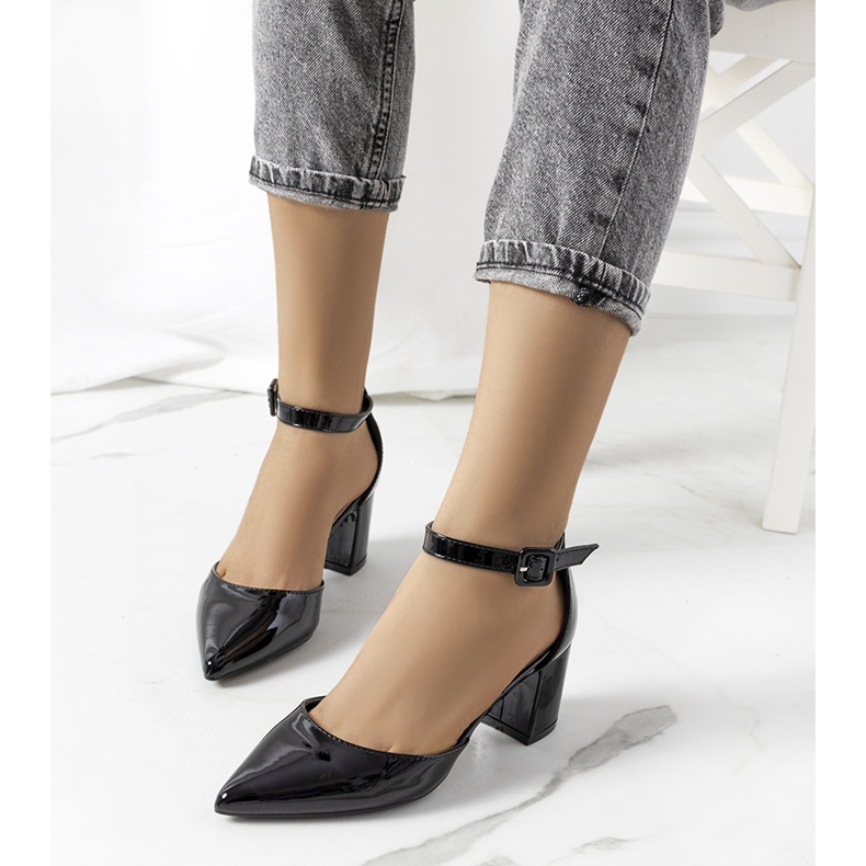 Pompe Mubin lacuite negru 1