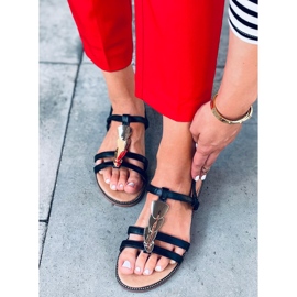 Sandale dama Hermine Black negru 1