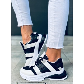 Tenisi dama Riley Black alb negru 2