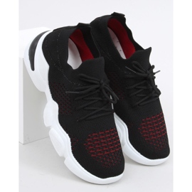 Șosete Harri Black negru roșu 1