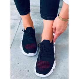 Șosete Harri Black negru roșu 2