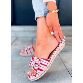 Papuci dama Adana Red bej negru 2