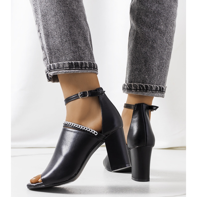 Sandale negre Nasrin Shank negru 2