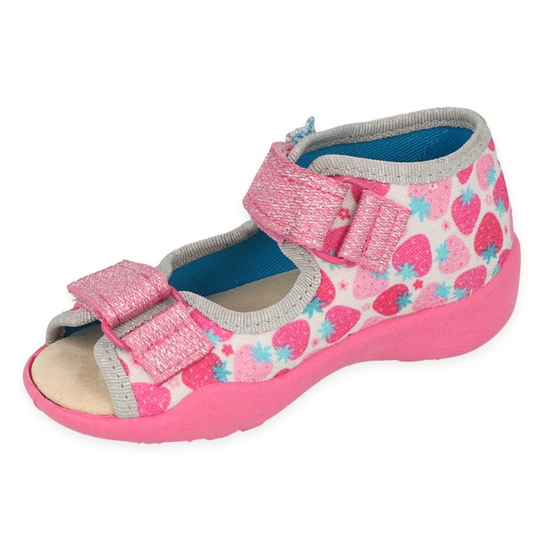 Pantofi copii Befado 342P046 roz argint 1