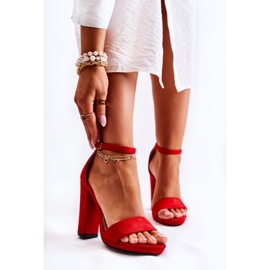 PG1 Sandale clasice din piele intoarsa pe o posta rosie Aveira roșu 1 PG1 Sandale clasice din piele intoarsa pe o posta rosie Aveira roșu 1