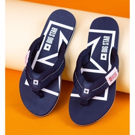 Șlapi confortabili Big Star albastru 2