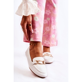 PG1 Mocasini Cu Decor Alb Millario 1