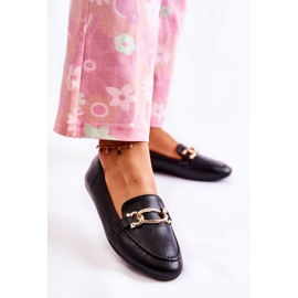 PG1 Mocasini Cu Decor Millario Negru 2