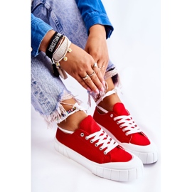 Pantofi de damă pe platforma Red Comes roșu 4