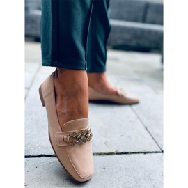 Mocasini de dama Mallow Khaki bej 1