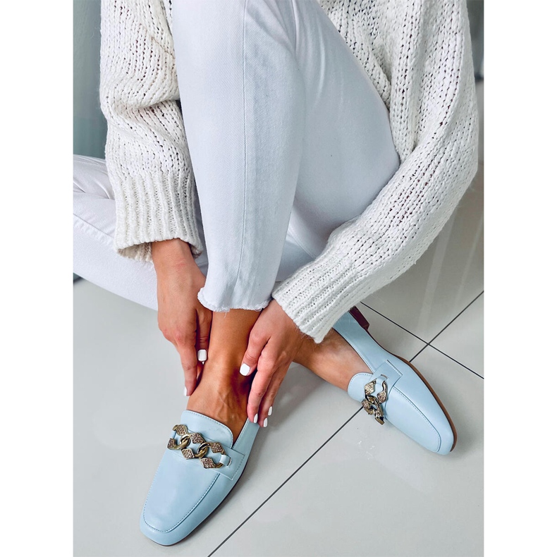 Mocasini de dama Mallow Blue albastru 1 Mocasini de dama Mallow Blue albastru 1