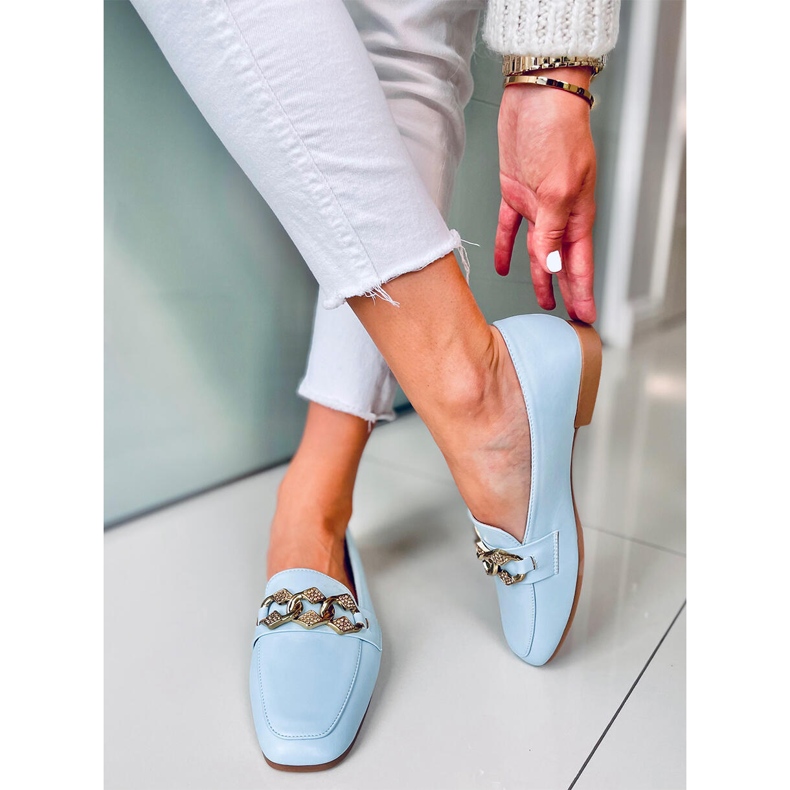 Mocasini de dama Mallow Blue albastru 2 Mocasini de dama Mallow Blue albastru 2